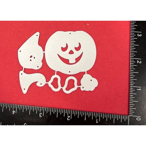 UNBRANDED Halloween Pumpkin GHOST WITCH HAT Metal Cutting Die - Picture 2 of 2